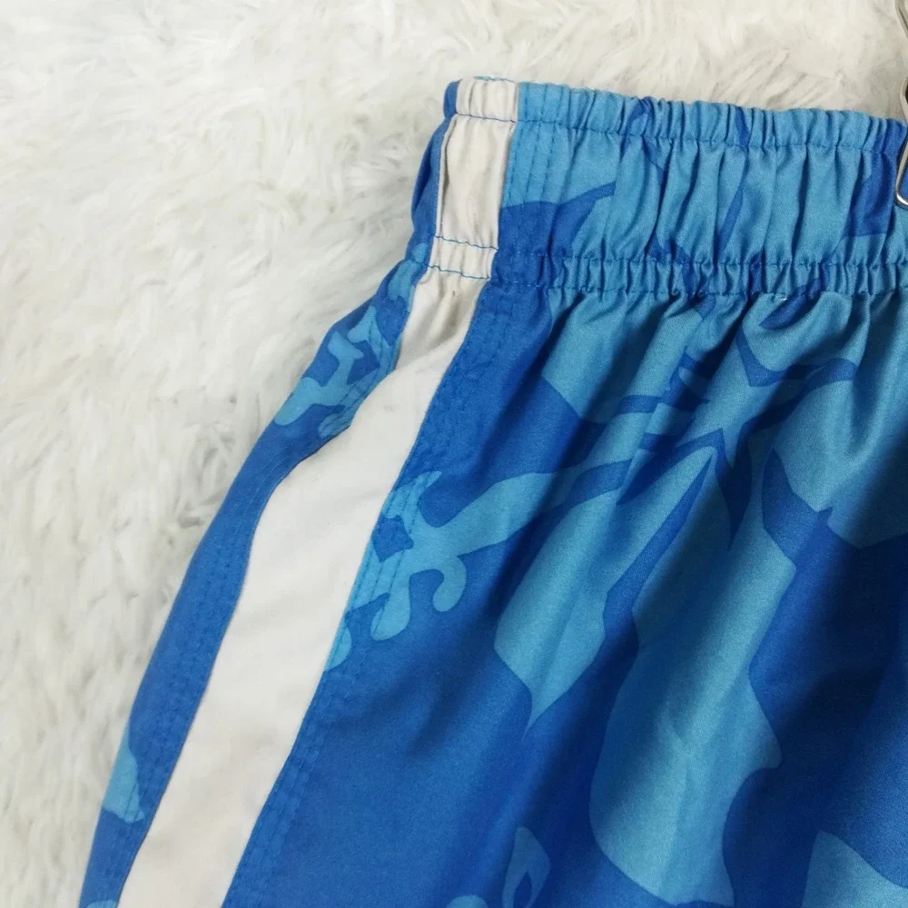 Sonoma Boys Swim Trunks‎ Swimwear Blue Two Tone Floral Cargo Lined Surf XL